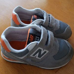 New Balance Toddler 8 Gray Sneakers